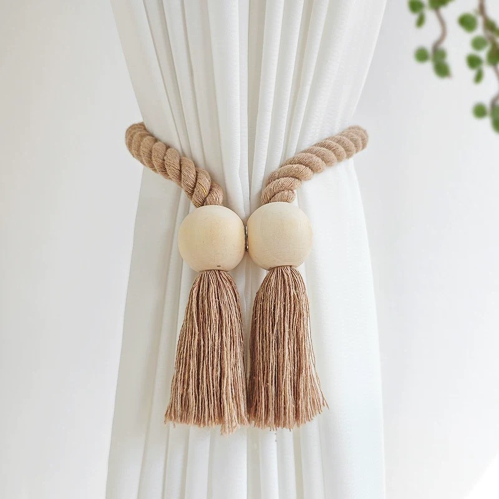 Beaded Trim Fringe - 1PC Einfache Fransen Perlen Vorhang Strap