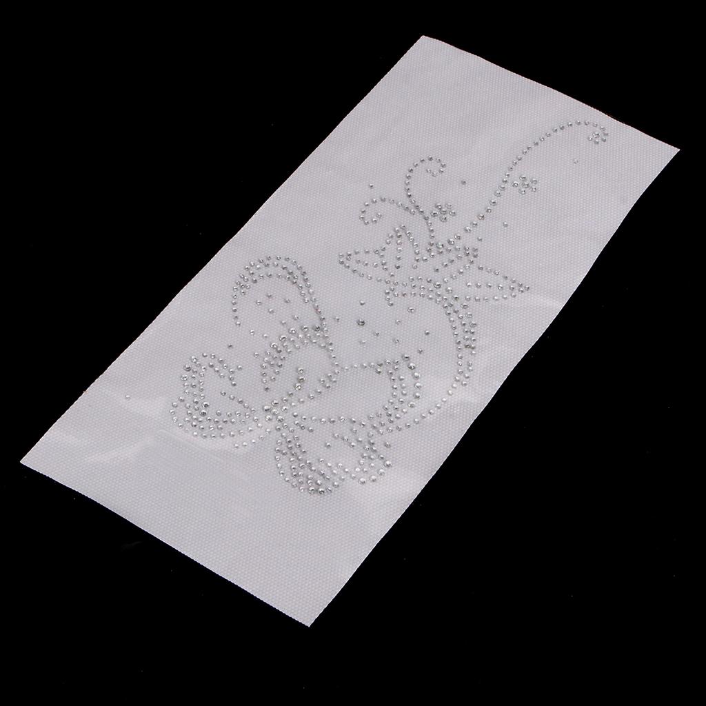 Hotfix Rhinestone Sheet - Hotfix-Perlen-Strasssteine, Transfer-Design, zum Aufbügeln, Stoffdekoration
