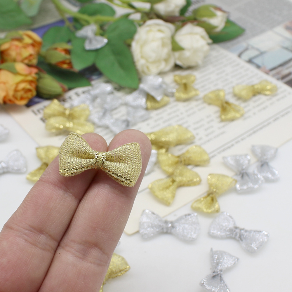 Embellishments For Scrapbooking - 50/100 Stück 15mm-30mm Gold und Silber