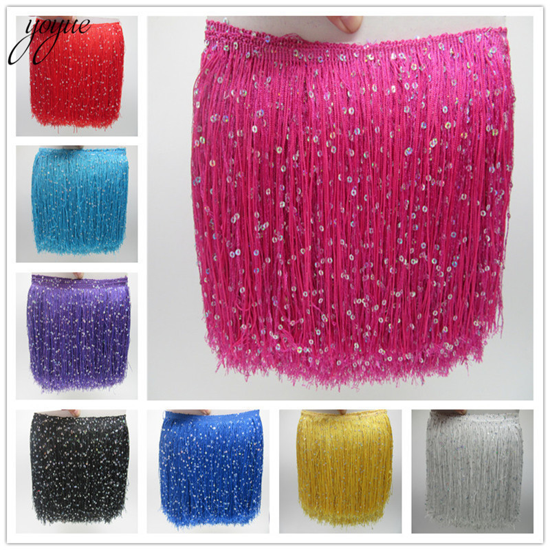 Beaded Trim Fringe - YOYUE 1 Yard 20 CM Lange