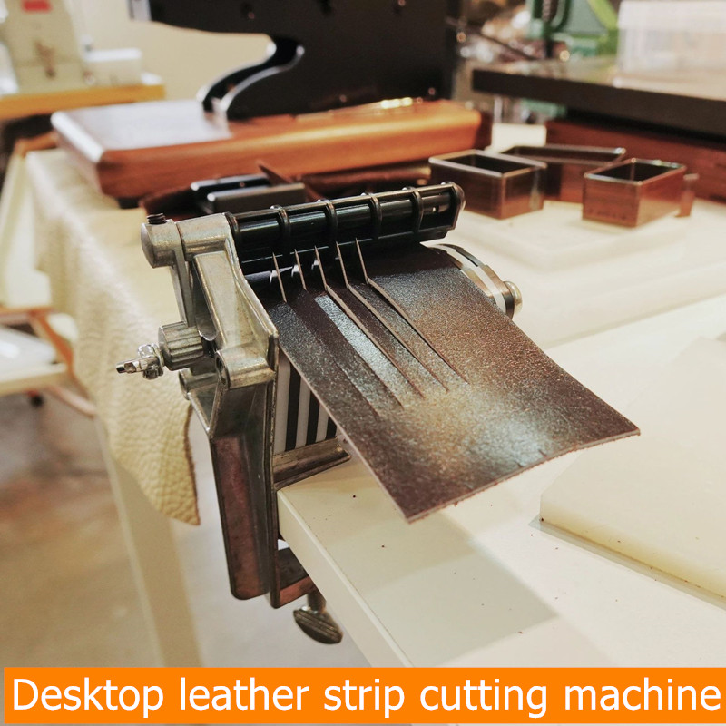 Tassel Fringe Trim - DIY-Desktop-Lederstreifen-Schneidemaschine zum manuellen Schneiden von Riemen
