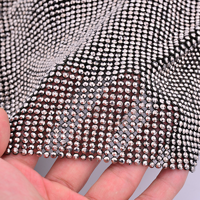 JUNAO 45*120cm Schwarz Gold Kr – Hotfix Rhinestone Sheet Bewertung und Preis