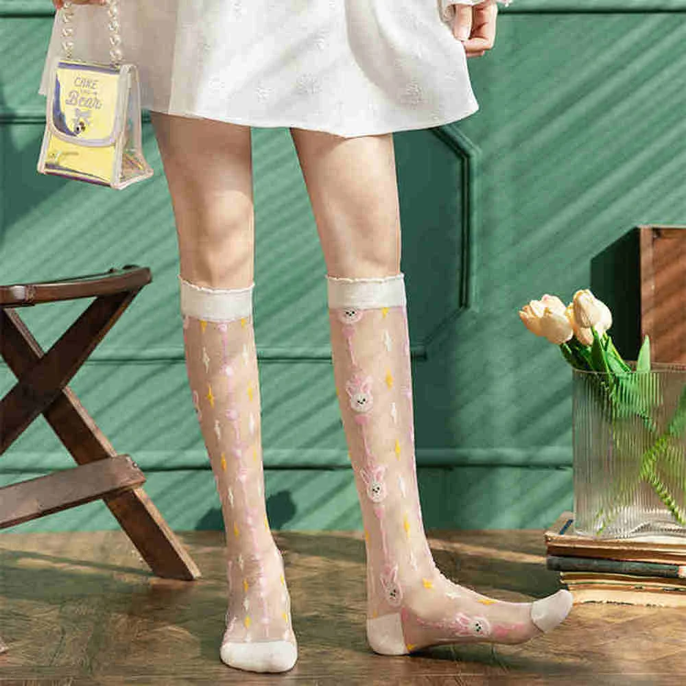 Sommer Dünne Frauen Strümpfe U – Crystal Mesh Fabric Bewertung und Preis