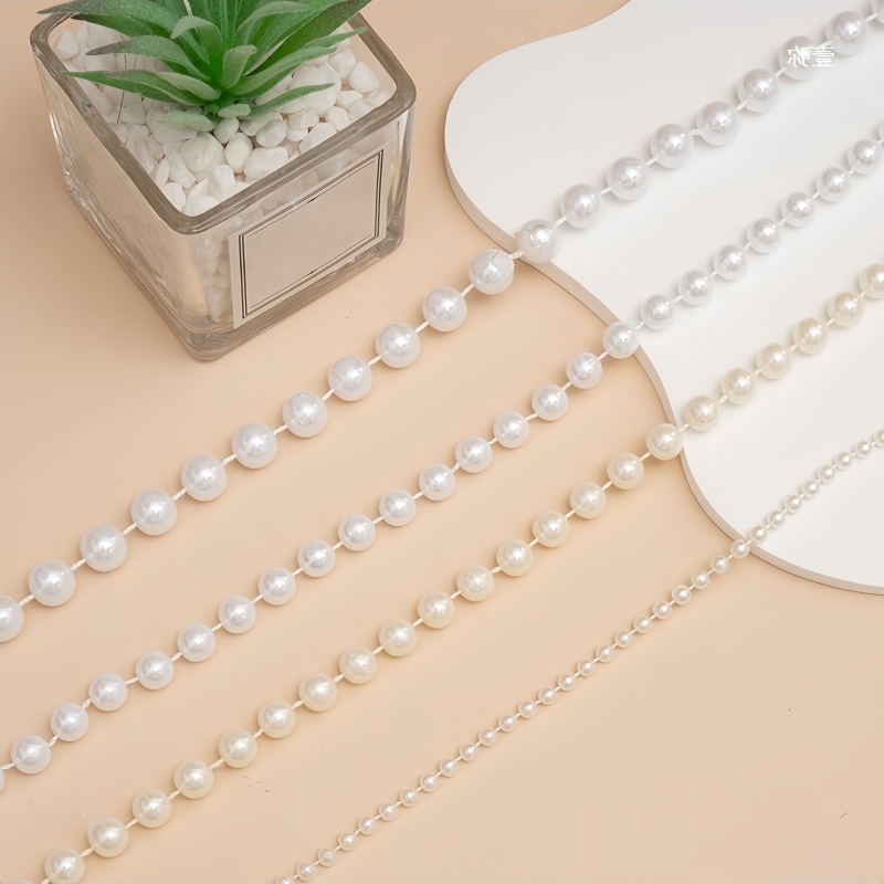 2/5 m ABS Imitation Perle Perl – Pearl Trim Chain Bewertung und Preis