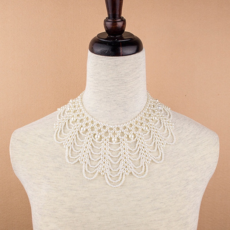 Neue Perlenbesetzte Spitzenkra – Beaded Trim Fringe Bewertung und Preis