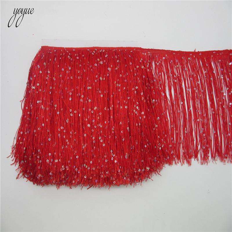 YOYUE 1 Yard 20 CM Lange Polye – Beaded Trim Fringe Bewertung und Preis
