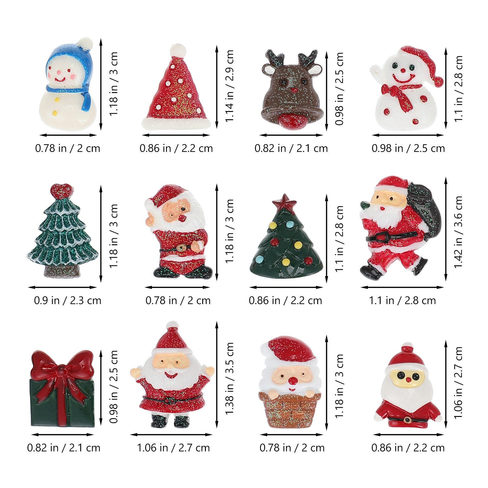50 Stück Weihnachtsornamente,  – Embellishment Crafts Bewertung und Preis