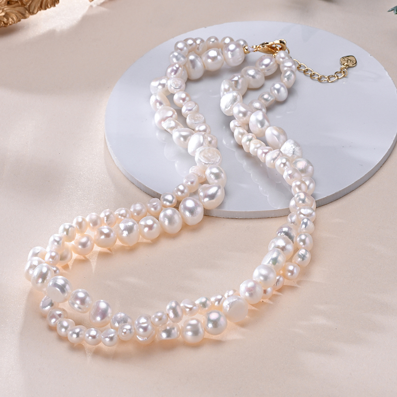 HENGSHENG Barock-Süßwasser-Dop – Pearl Trim Chain Bewertung und Preis