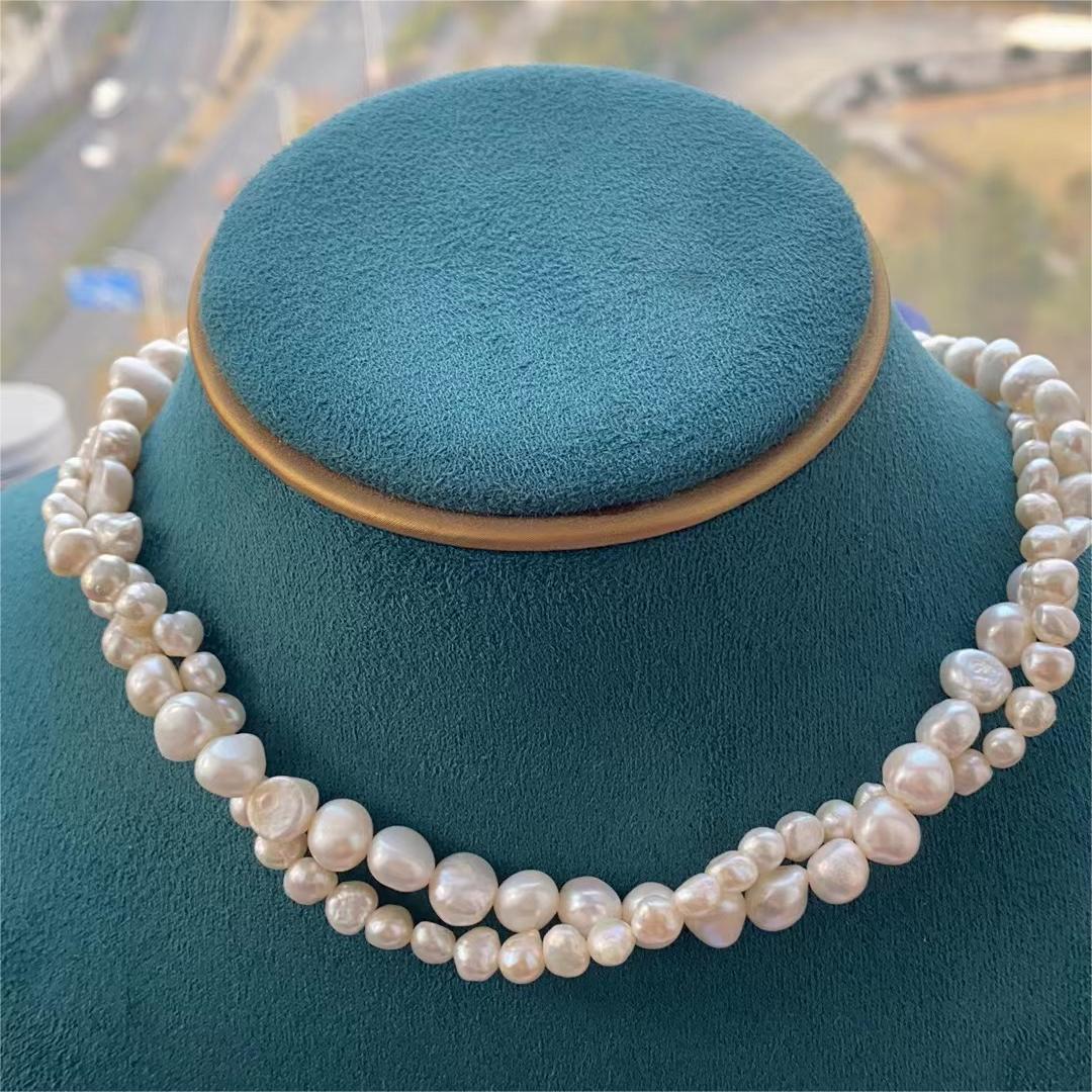 HENGSHENG Barock-Süßwasser-Dop – Pearl Trim Chain Bewertung und Preis