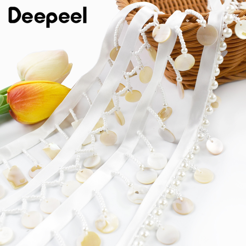 4/10 Yards 3/4 cm Perlen Anhän – Beaded Trim Fringe Bewertung und Preis