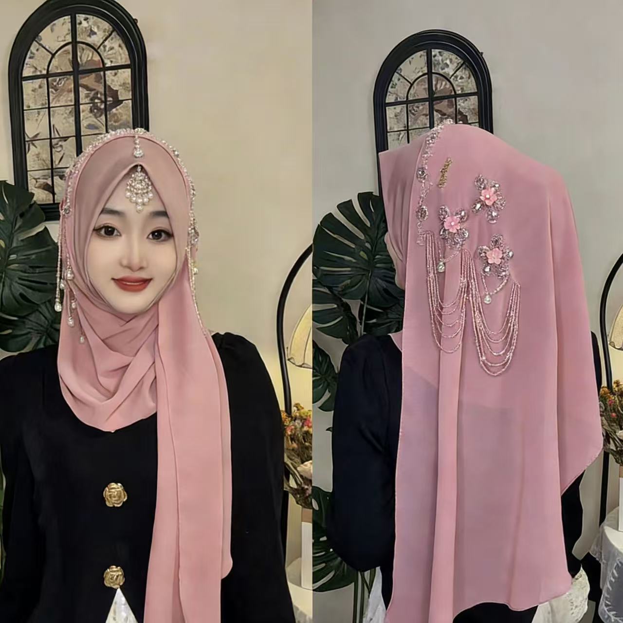 Abaya Hijab Muslimische Frauen – Tassel Fringe Trim Bewertung und Preis