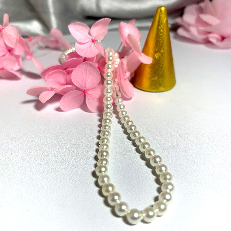 Elegante 4 mm Muschelperlen-Ha – Pearl Trim Chain Bewertung und Preis