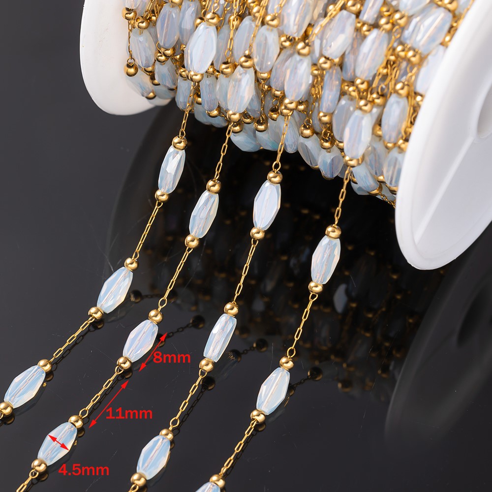1 Meter Edelstahl-Ketten mit g – Pearl Trim Chain Bewertung und Preis