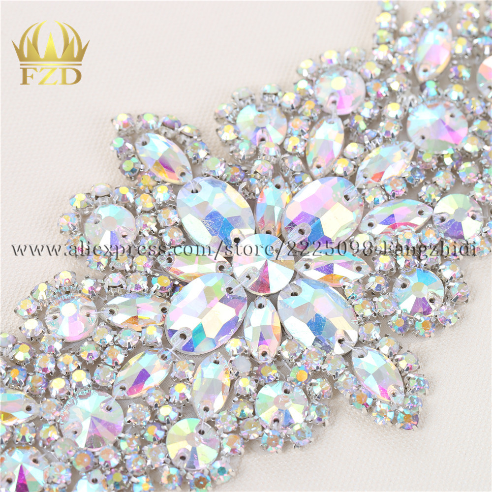 FZD 1 Stück AB Strass Kristall – Hotfix Rhinestone Sheet Bewertung und Preis