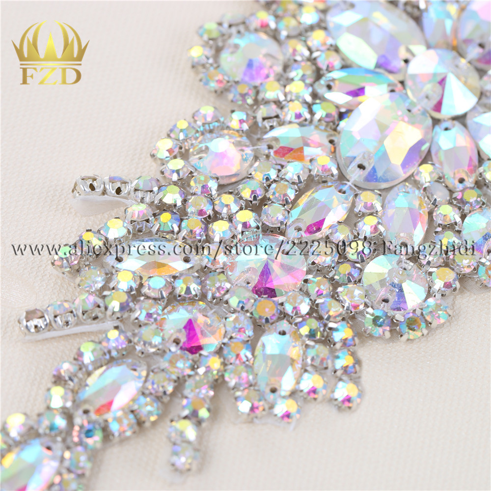 FZD 1 Stück AB Strass Kristall – Hotfix Rhinestone Sheet Bewertung und Preis