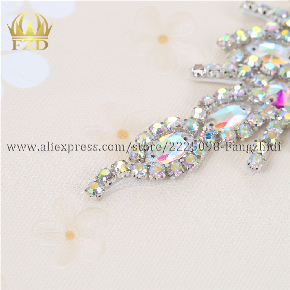 FZD 1 Stück AB Strass Kristall – Hotfix Rhinestone Sheet Bewertung und Preis