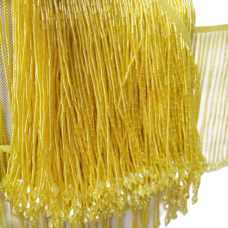15,2 cm breite Signalhornperle – Beaded Trim Fringe Bewertung und Preis