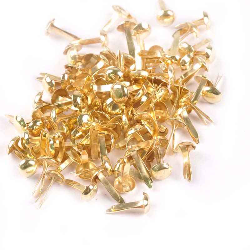 100 Stück gemischte runde Brad – Embellishments For Scrapbooking Bewertung und Preis